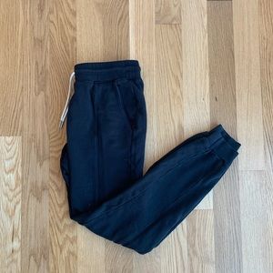 Black cotton sweatpants